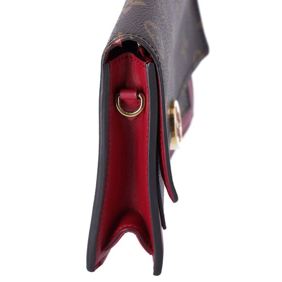 Louis Vuitton Portefeuille Flore M67404 Wallet Monogram Fuchsia (MISSING CHAIN) - Picture 4 of 8